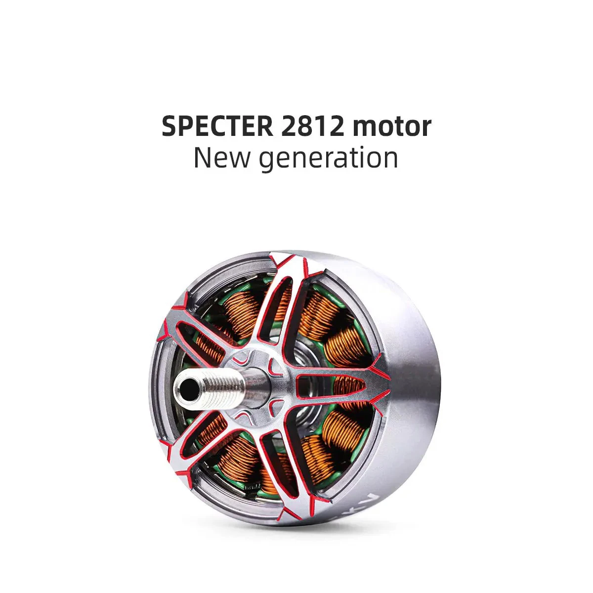 AeroPartsHGLRC SPECTER 2812 1155KV Metal Brushless Motor 4-6S LiPo for FPV Long Range Drone DIY Parts