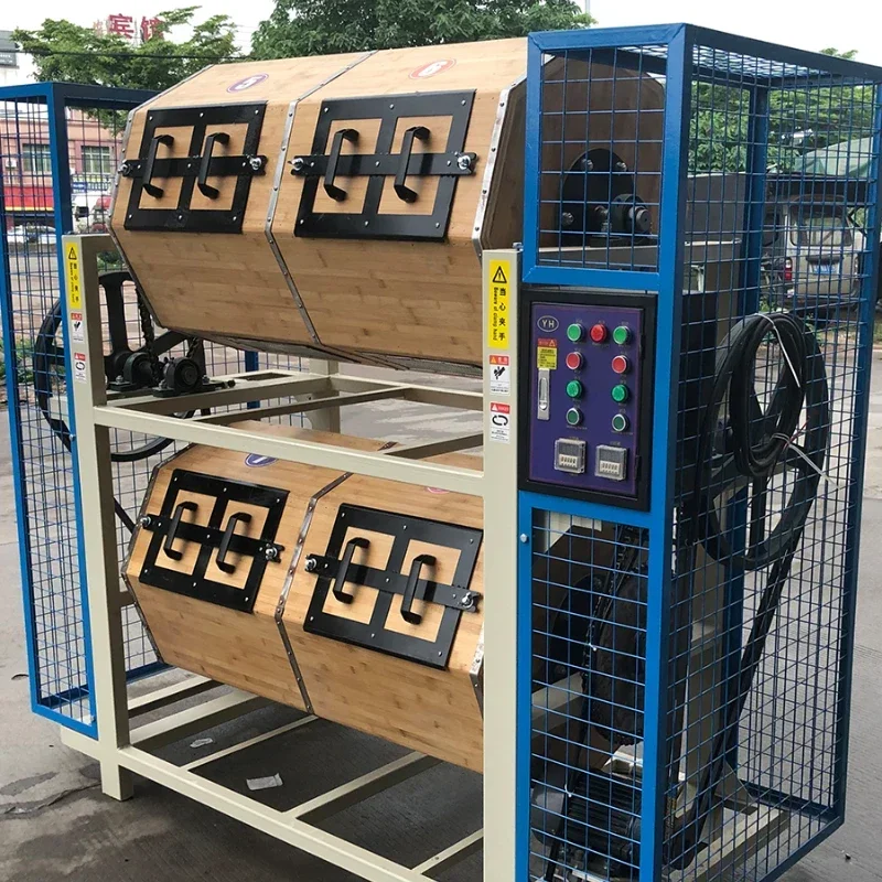 

Wooden Drum Dry Polishing Machine Dry Grinder Slider Finishing Machine