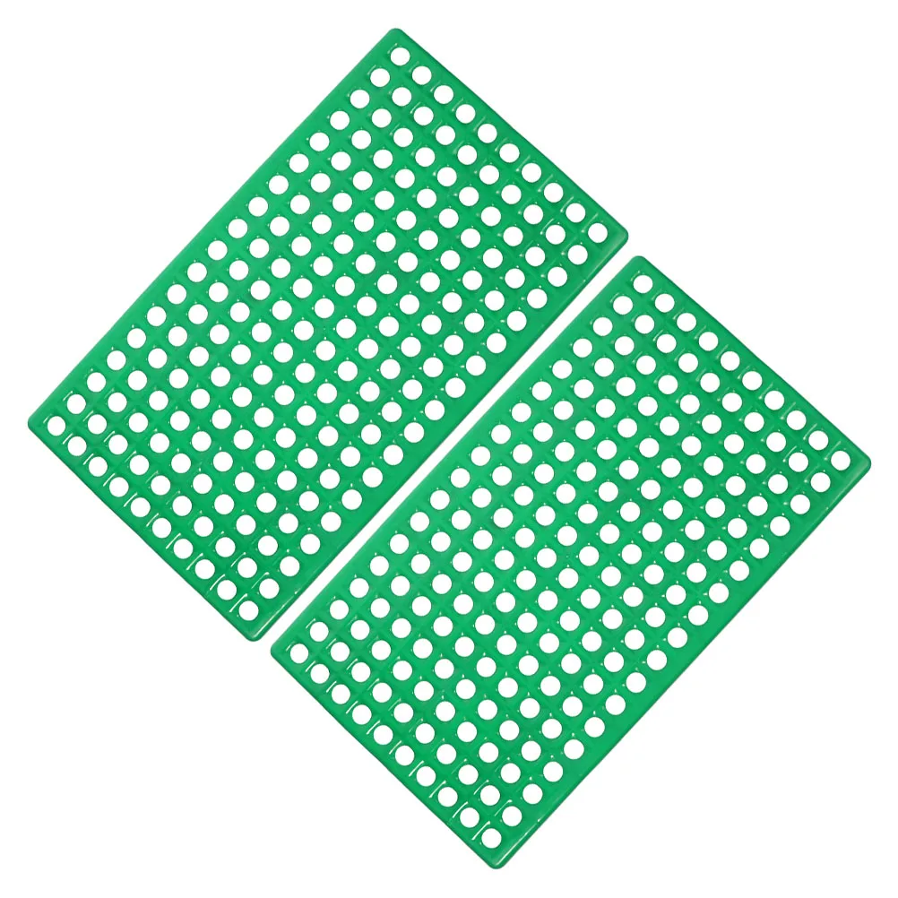

2 PCS Rabbit Cage Floor Bunny Pads for Mat Animal Accessories Abs Rabbits Protection