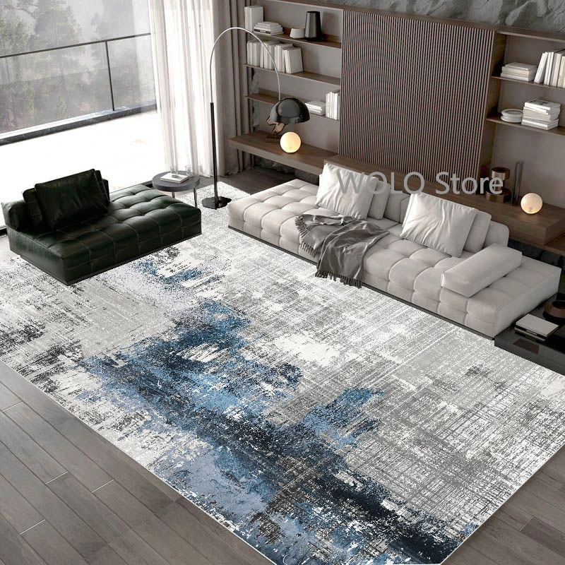 Nordic Livng Room Carpet Home Decoration Abstract Design Rug Bedroom Decor Area Rugs Washable Non-slip Dining Room Floor Mat