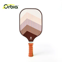 Laranja Glass Fiber Pickleball Paddle, polipropileno, núcleo híbrido Honeycomb, nova chegada