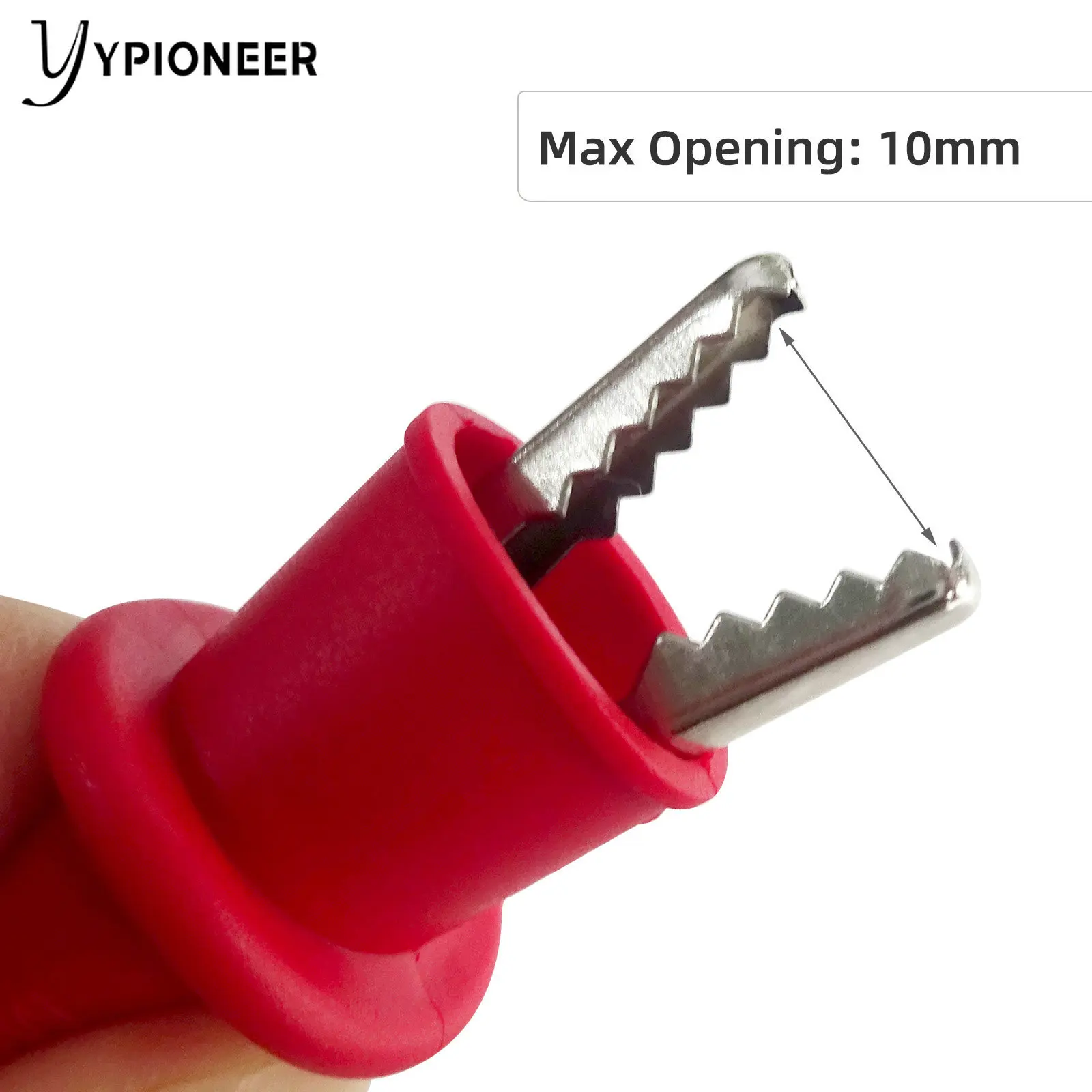 YPioneer-Kit de cables de prueba P1502B, multímetro Universal con pinzas de cocodrilo de empuje para pruebas eléctricas