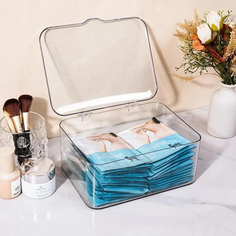 Jewelry Organizer Box, Clear Display Storage Case with Lid Perfect for Rings, Earrings, Pendants, and Charm Collection