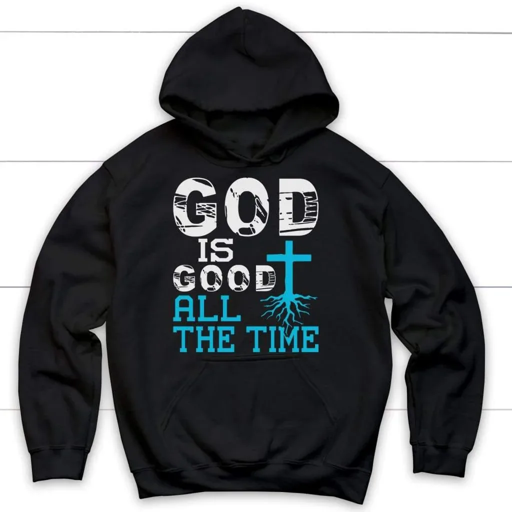 

Христианская толстовка с капюшоном God Is Good All The Time, мужская и женская толстовка с длинными рукавами, пуловер, спортивная одежда, уличная мужская одежда