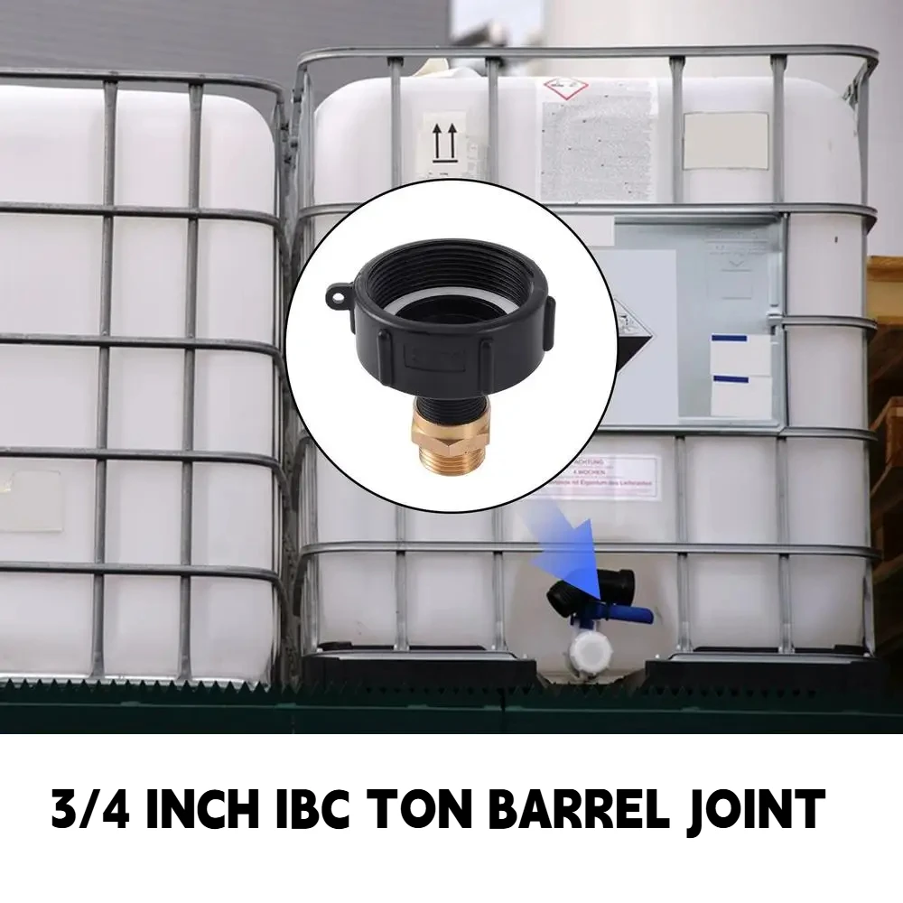 

60 мм 2 "NPS внутренняя резьба 3/4" BSP наружная резьба IBC Адаптер бака Соединение BSP GHT Редукционный разъем Соединение резервуара для полива