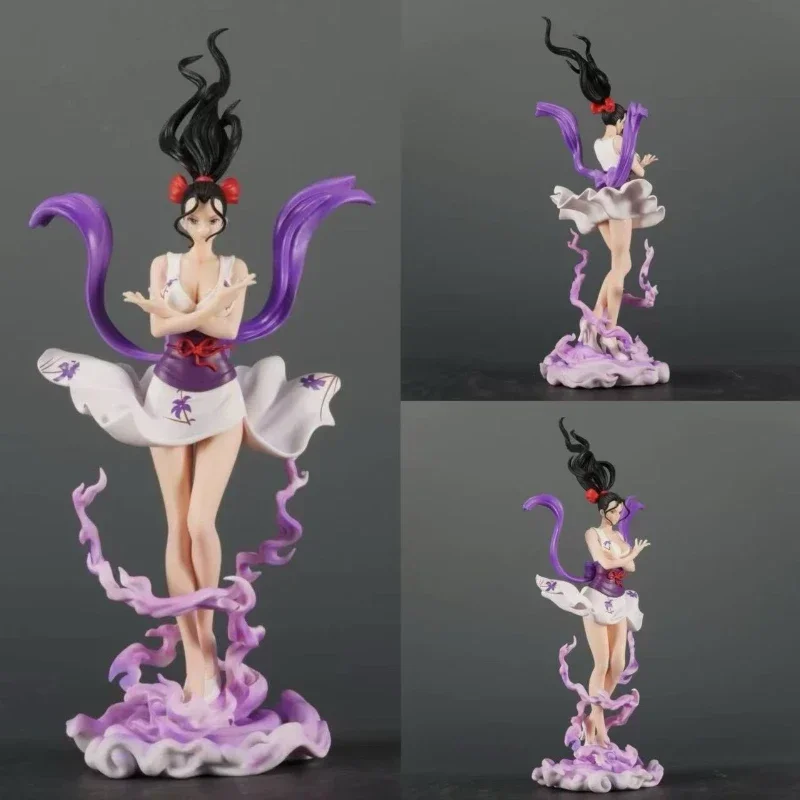 34cm Anime One Piece Statue Ornament TH Robin Figure Six Winged Angel Nico Action Figures GK Model PVC Collectible Toys Gifts