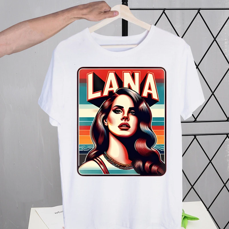 

Лана Дель Рей певица футболки в стиле Харадзюку летние мужские/женские футболки в стиле хип-хоп с забавным принтом уличная футболка топы с короткими рукавами