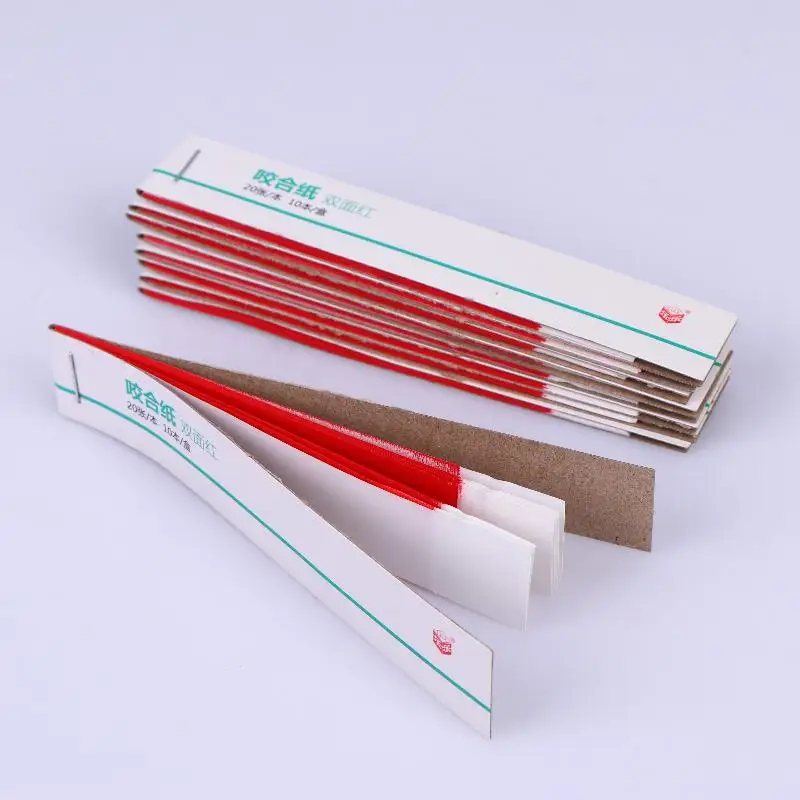 20 Bücher/Box Mundpflege Zahnaufhellung Dental-Artikulationspapierstreifen Zahnarztmaterial Werkzeuge für Dentallabore Täglicher Gebrauch – Detail 14