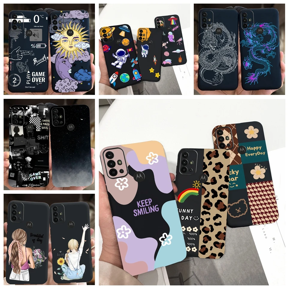 Funda suave de silicona negra para Motorola Moto G20, funda para Moto G30 G10, parachoques de lujo, protección a prueba de golpes, Fundas para MotoG20 G 20 30