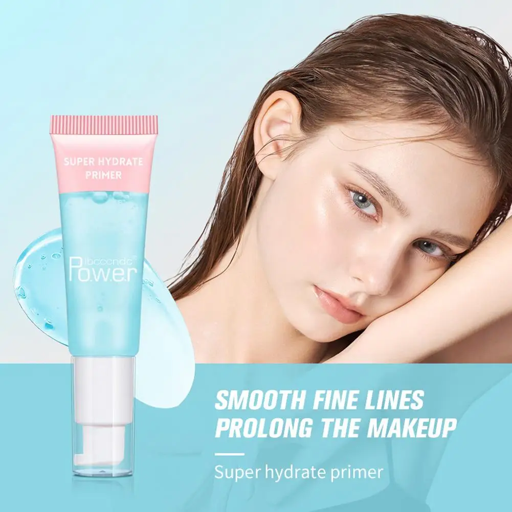 24Ml Superhydraat Primer Op Gel Gebaseerde Hydraterende Gezichtsprimer Voor Het Gladmaken Van Huidaangrijpende Make-Up Onzichtbare Porie Kleurloze Prime Y7v4