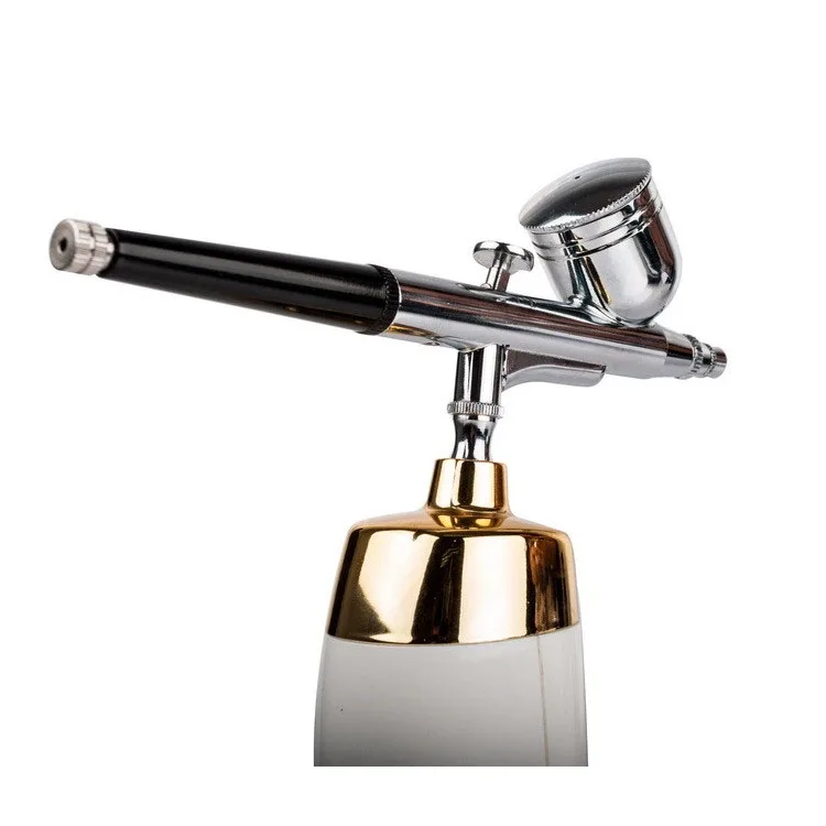 Kit de aerógrafo Mini aerógrafo portátil con compresor Kits de impresora en aerosol de aerógrafo inalámbrico para pintura de maquillaje