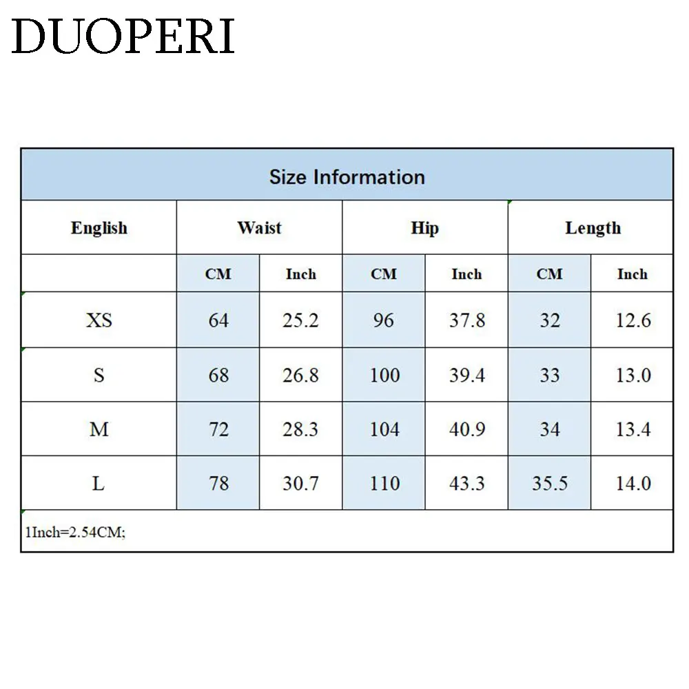 DUOPERI Women Fashion Spring Summer Solid Multi-Color Asymmetric Skirt Style Shorts Chic Elegant Female Casual Short Skorts