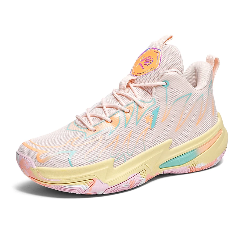

New Summer Hot Sale Breathable Anti-Friction High Quality High Elasticity Basketball Shoes Lightweight Sports Shoes Sneakers Ver