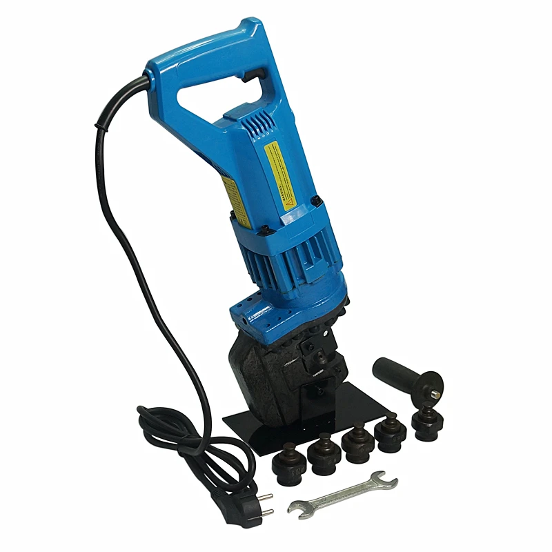 MHP-20 Electric Hydraulic Punching Machine 900W Angle Steel Marble Punching Machine Channel Steel Rebar Drill 220V 110V