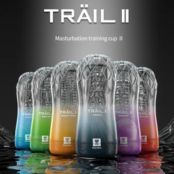 Men's Masturbation Cup Transparent Vagina Adult Endurance Sex Tоys Masturbators for Men Soft Pudendal Pussy Adult Products