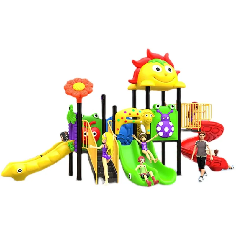 

Kindergarten large slide, children's outdoor little doctor swing combination toy, community outdoor amusement equipment