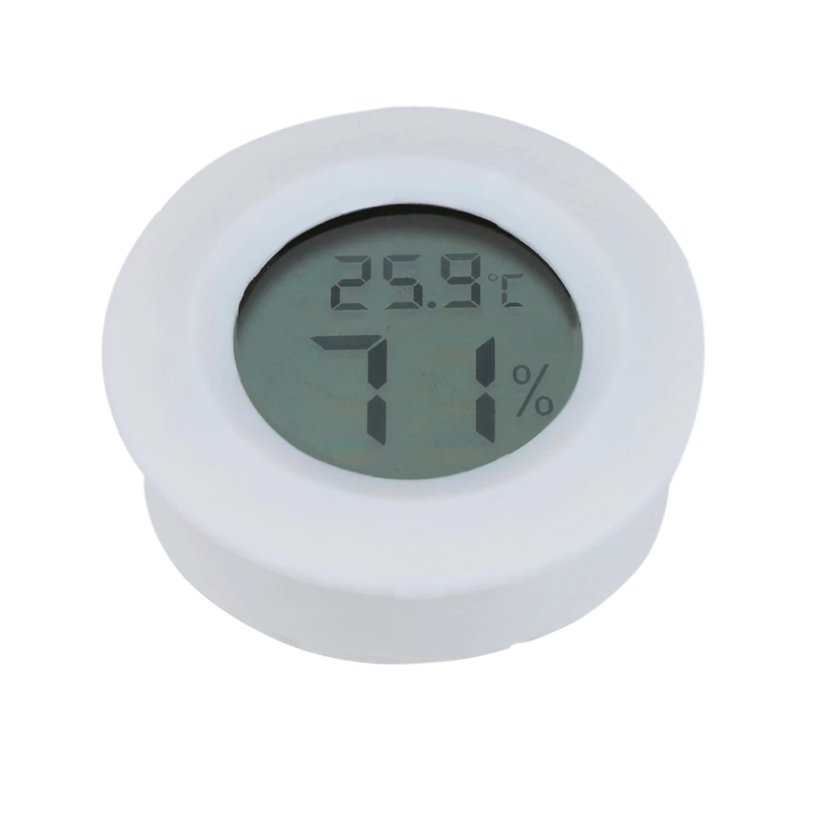 

Lcd Round Mini Humidity Temperature Meter Digital Indoor Thermometer Hygrometer High Accuracy Incubators Cigar Humidors