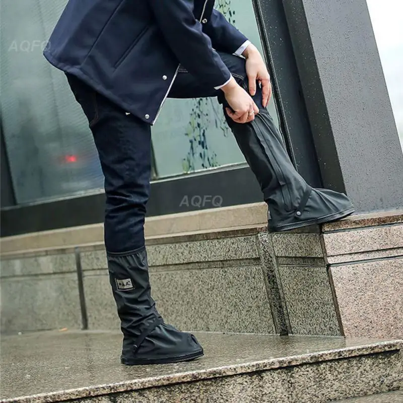 Motorcycle Shoe Covers Moto Protection Waterproof Footwear Boots Rain Snow Non-Slip Scooter Motorbike Accessories