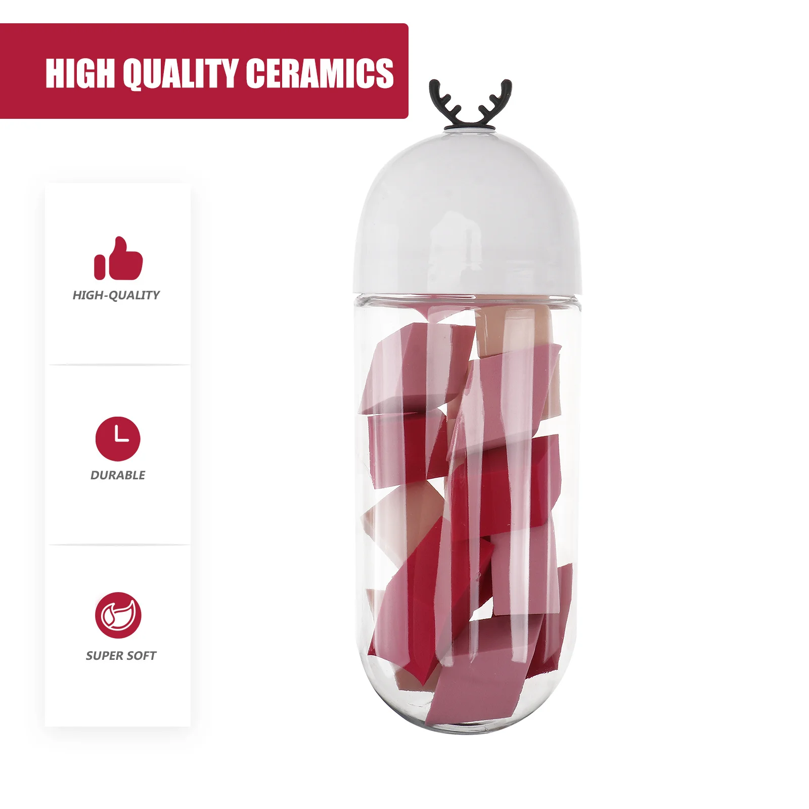 

15Pcs Disposable Rhombus Shaped Makeup Sponge Soft Elastic Powder Puff for Foundation Concealer Cream Makeup Application