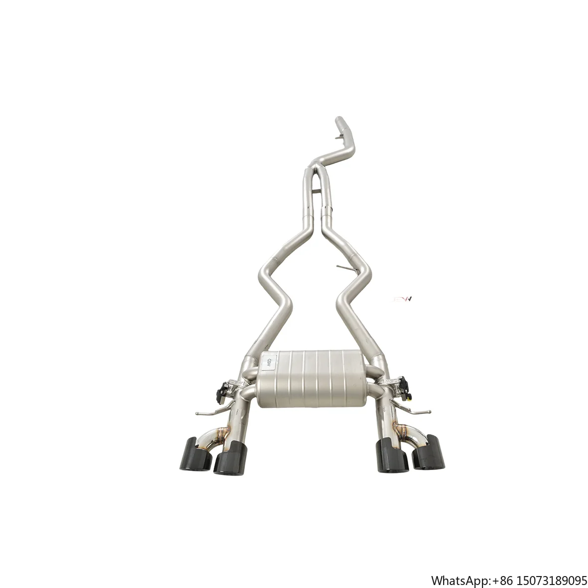 

Active Sound Polished Exhaust Muffler Piping Quad Tips Catback Exhaust for G01 G02 340 440