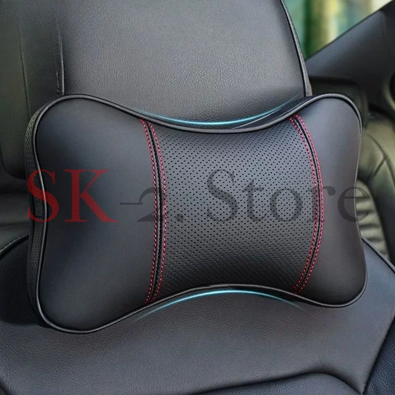 Car Neck Pillow Protector Memory Foam Auto Seat Headrest Pillow Soft Waist Cushion Car Neck Cushion Backrest Lumbar Support