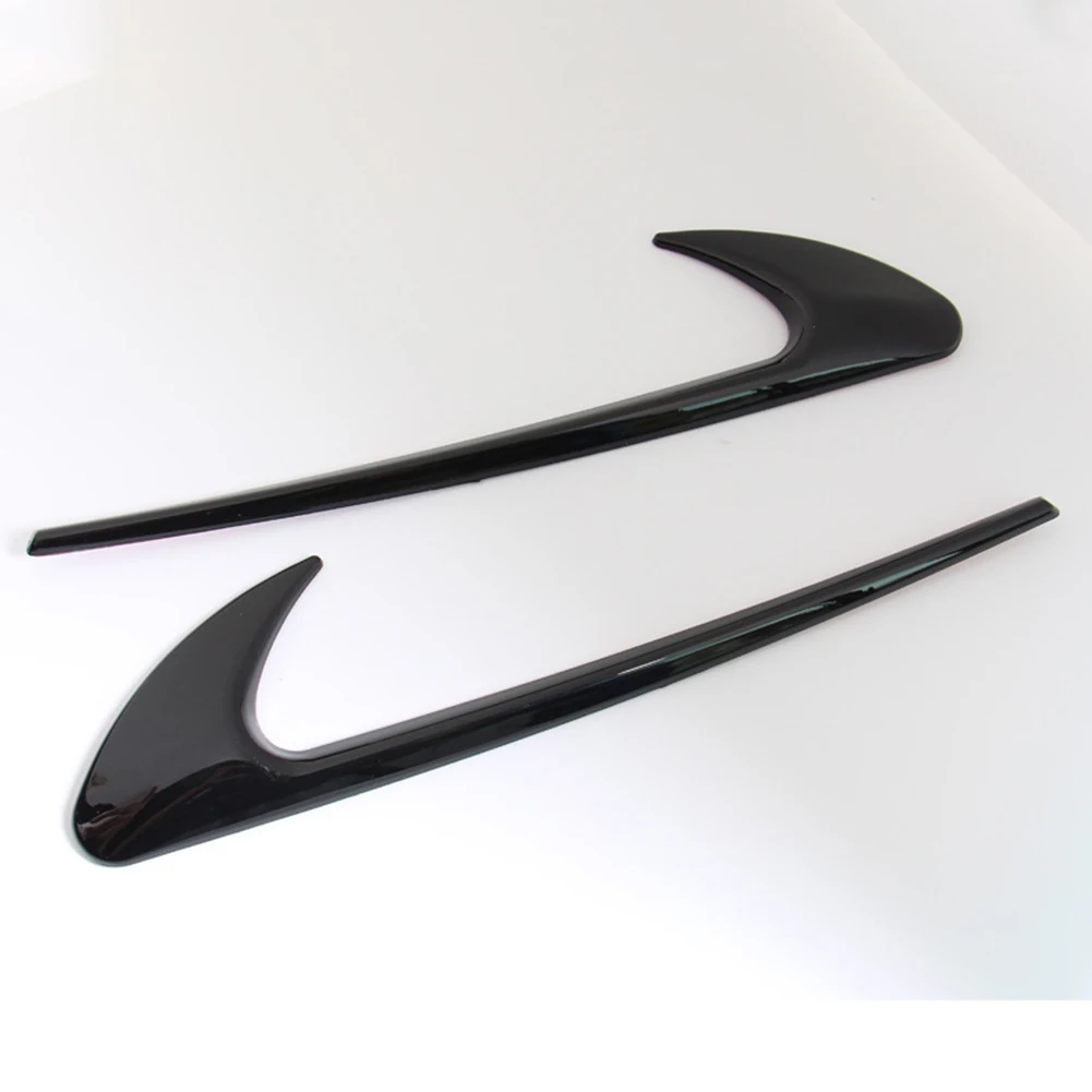 

Side Wing Car Sticker High Quality ABS Black Brand New Car Accessories For Mercedes A B C E CLA Air Flow Intake Vent Trim