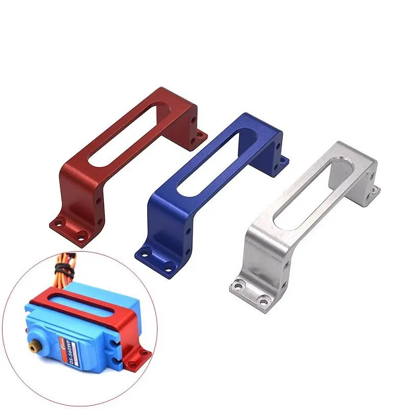 Fixed wing quadcopter modification accessories CNC aluminum standard steering gear mounting bracket