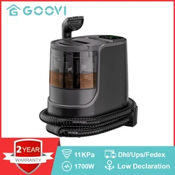 GOOVI-Nettoyeur de Taches à Vapeur d'Aspiration, 11KPa, Aspirateur pour Tapis, Canapé, Rideau, Livres, Machine spatirée