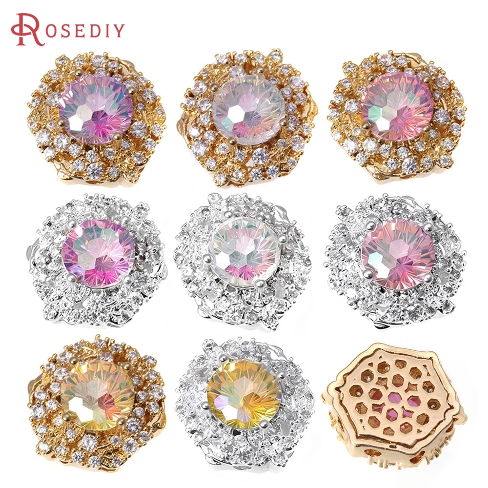 2PCS 18K Gold Color… - image