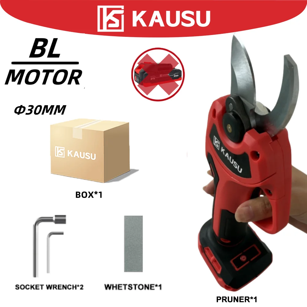 

Cordless Brushless Electric Pruning Shear Scissors Fruit Tree Bonsai Pruner Branches Cutter Power Tools For Makita 18V Battery