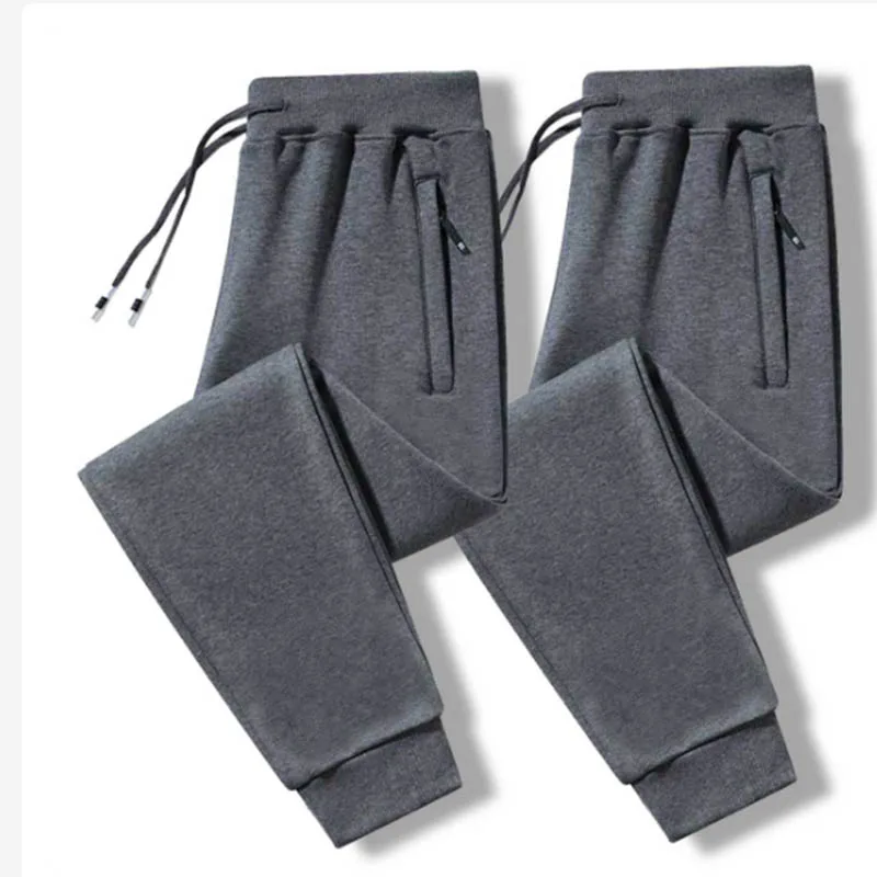 Solid color corded sweatpants men's casual pants fashion sports pants loose fashion spring and autumn plus size pants