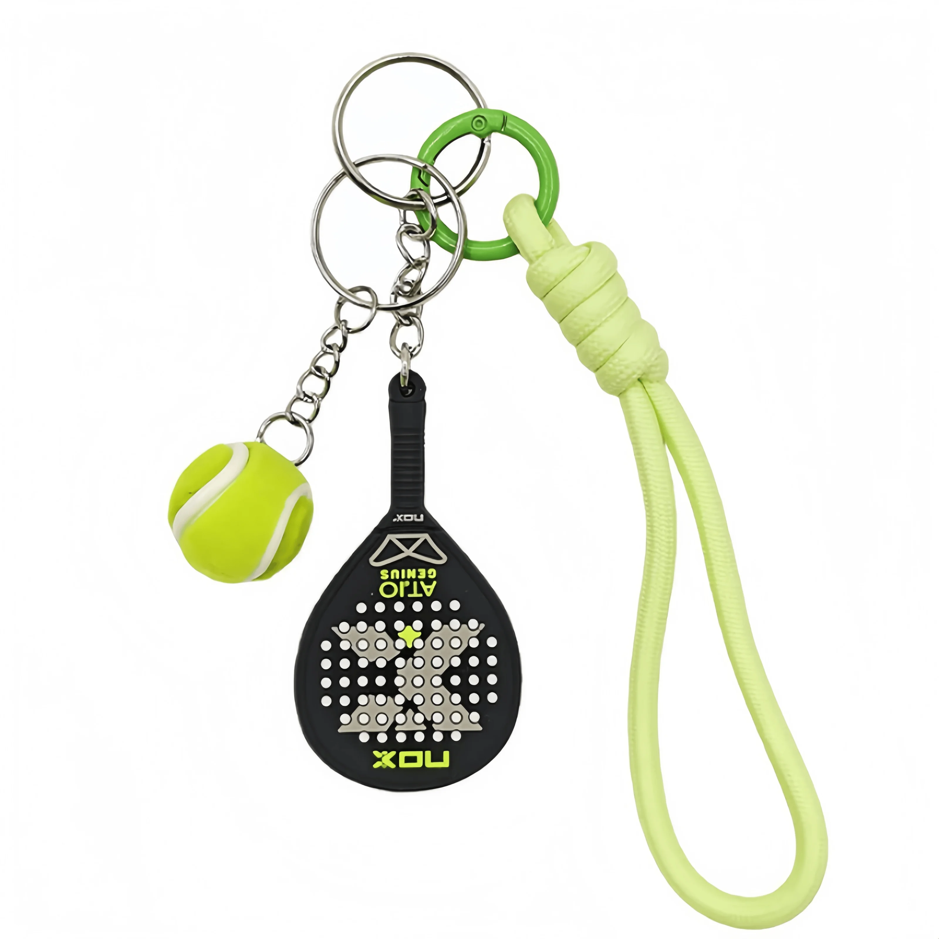 Nox Personalized Keychain, Pickleball Equipment Mini Size, Practical Sports Atmosphere, Christmas Gift Choice, Padel Accessories
