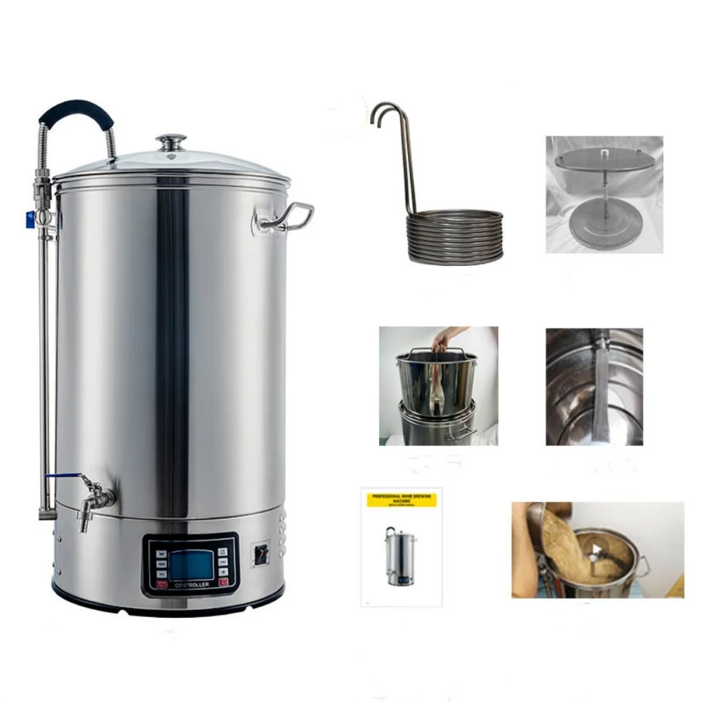 60 Liters Brewery,Craft beer Machine,Household and Commercial Brewing Equipment,Integrated Machine Micro-Brewery Beer Brewing