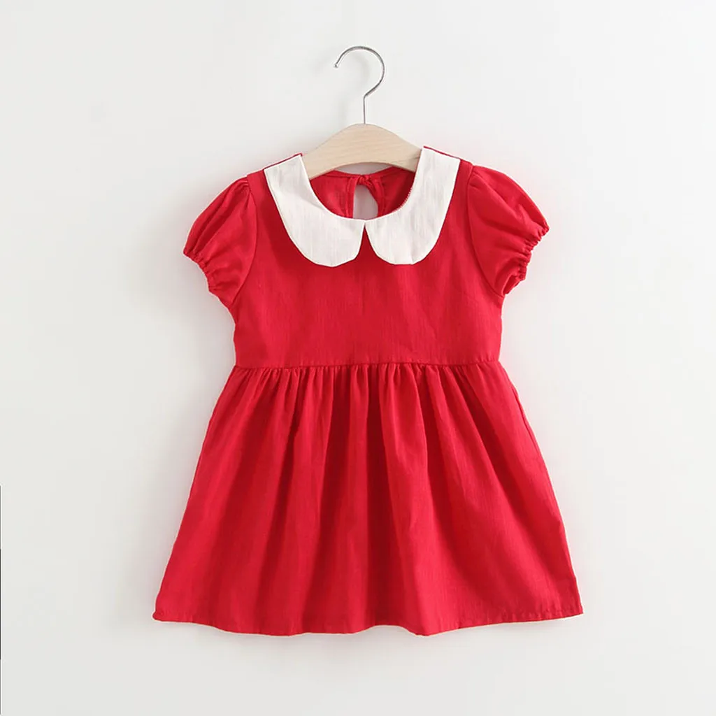 Toddler Ruched Clothes Casual Ruffles Girls Christmas Baby Dress Toddler Dress for Wedding Cat Dress Place Dress Kids Fall Dress