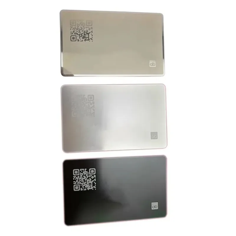 

Customized Luxury Stainless Steel Metal Brushed Gold Aluminum Business Card Blanks Custom Logo for Sheet Metal Fabrication
