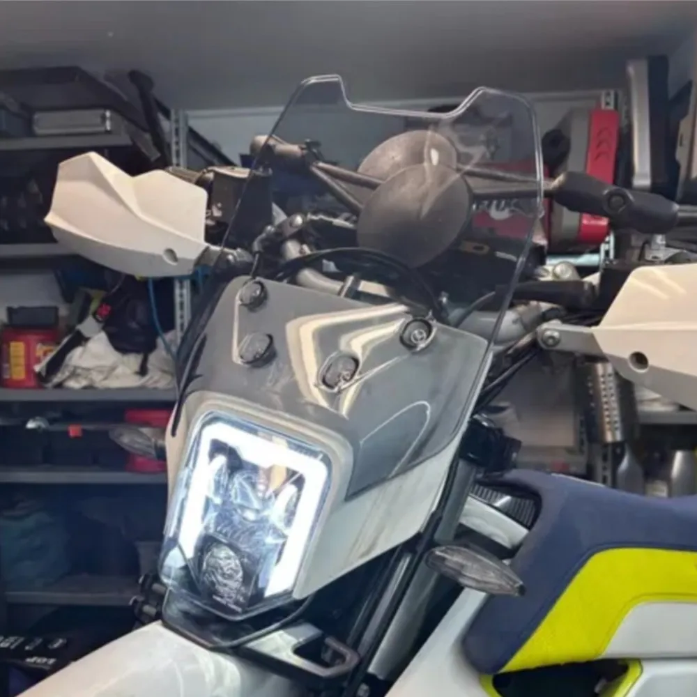 

Motorcycle Windshield Windscreen Wind Deflector For Husqvarna FC/FE/FX/TC/TE/TX 125 250 300 350 450 501 701 SM/Enduro 2017-2025