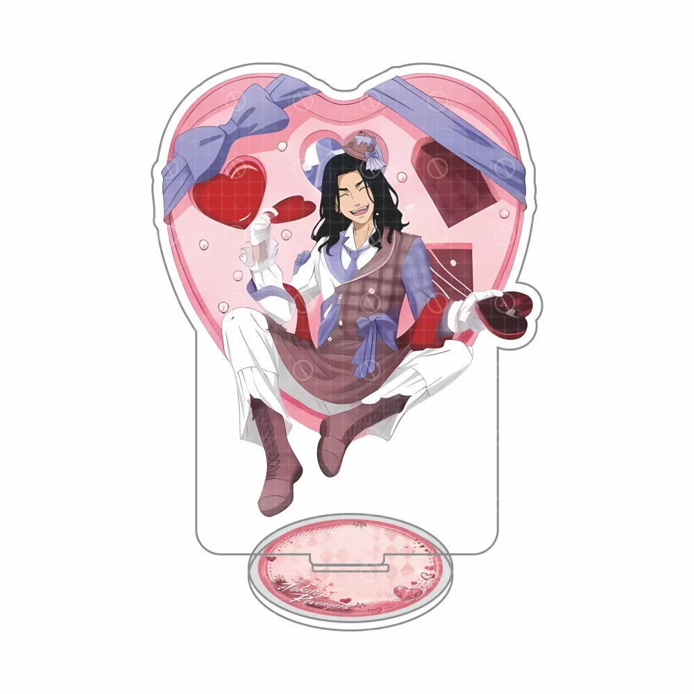 Tokyo Revengers Acrylic Stand Keychain Mikey Draken Baji Chifuyu Cute Sweet Heart Gift Desktop Figure Christmas gift