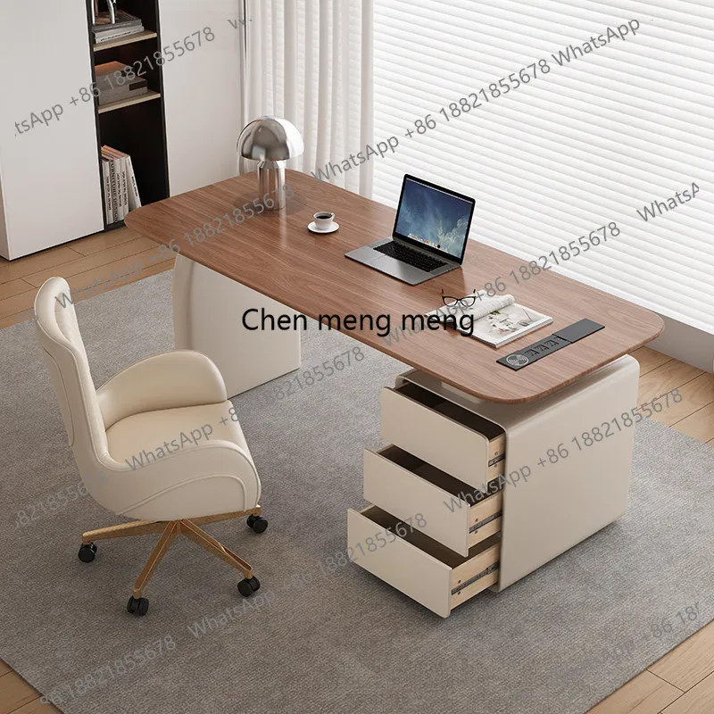 

cream style Minimalist Modern office table Computer desk Room desks room offices office desks and workstations study table