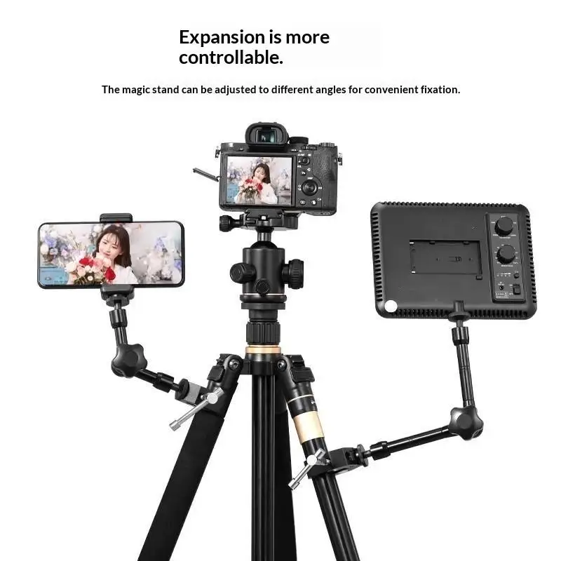 Articulating Magic Arm + Super Clamp For Rig Camera Monitor Camera Accessories