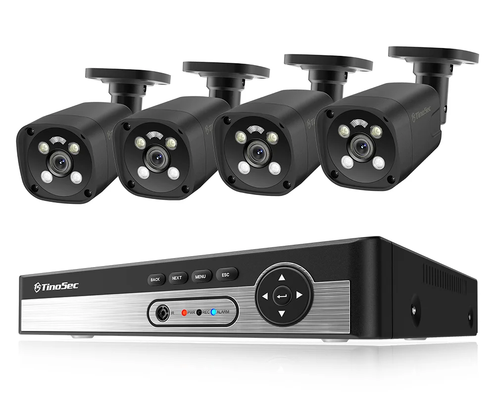 for Full Color Night Vision Face Detection 4K Poe Ip Security Camera Surveillance System 8MP Network Camera Outdoor