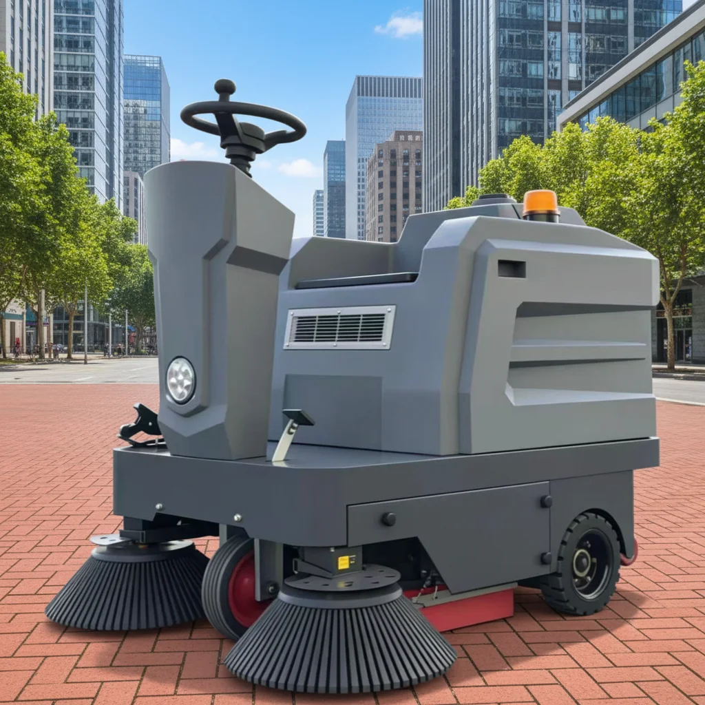 Driving-type Sweeping Machine Factory Commercial Industrial Road Cleaning and Sweeping Vehicle Factory for Industrial Use