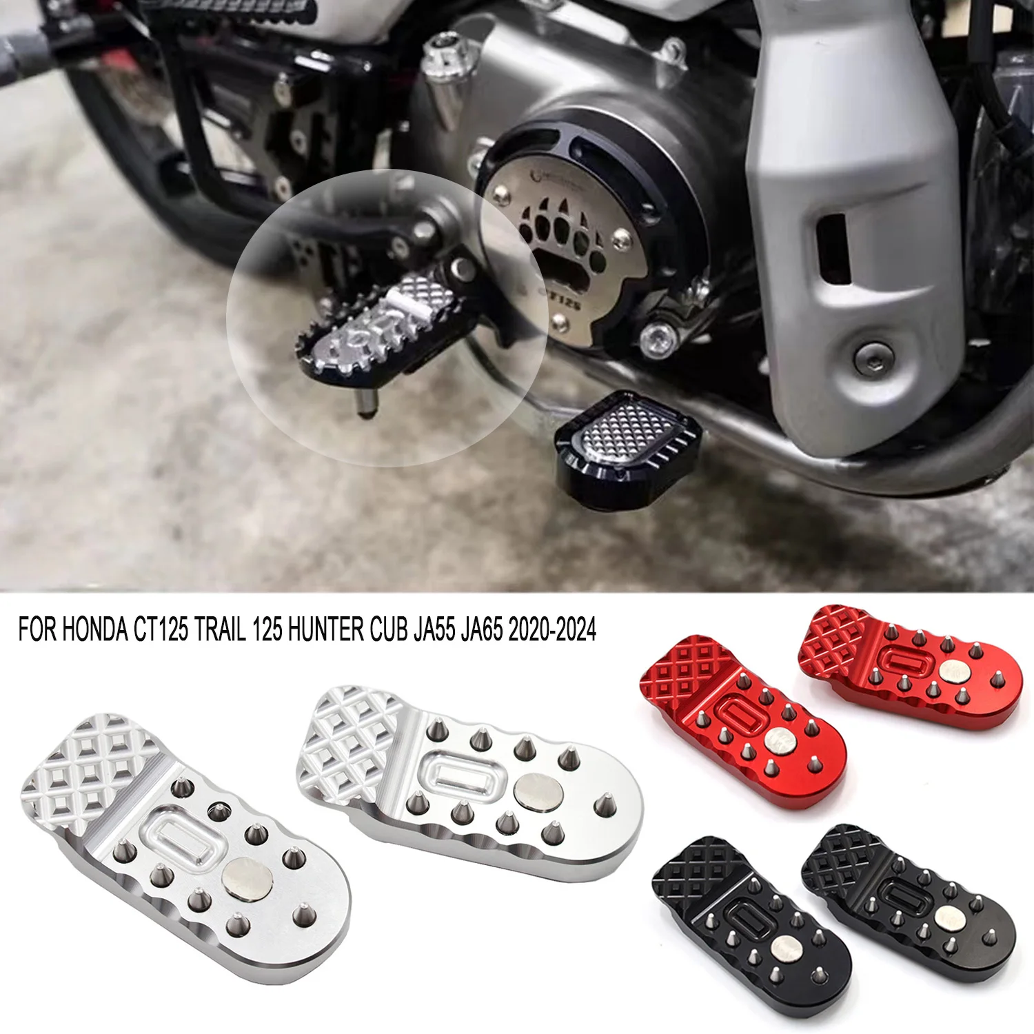 

Non-slip pedal pedal support For HONDA CT125 Trail 125 all years (2BJ-JA55/8BJ-JA65) 2020 2021 2022 2023 2024