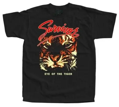 Винтажная футболка с длинным или коротким рукавом и принтом «глаза тигра»