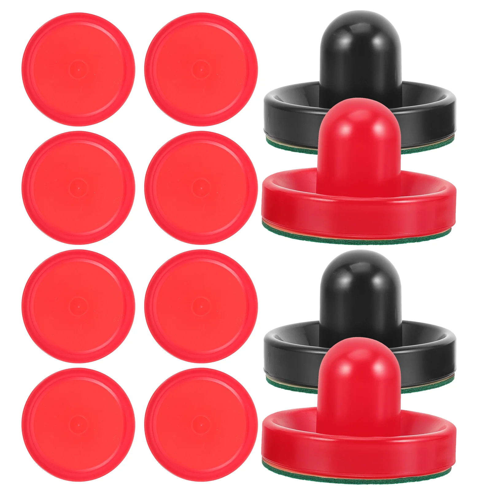 16 PCS Air Hockey Paddles Replacement Set Strikers Fit Standard Tables Ergonomical Design Comfortable Play Game