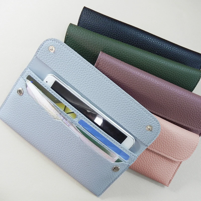 

Female Hasp Clutch Money Pouch Handbag Women Wallet Ladies Long Purse Trend Slim PU Leather Multi-Card Pocket Credit Card Holder