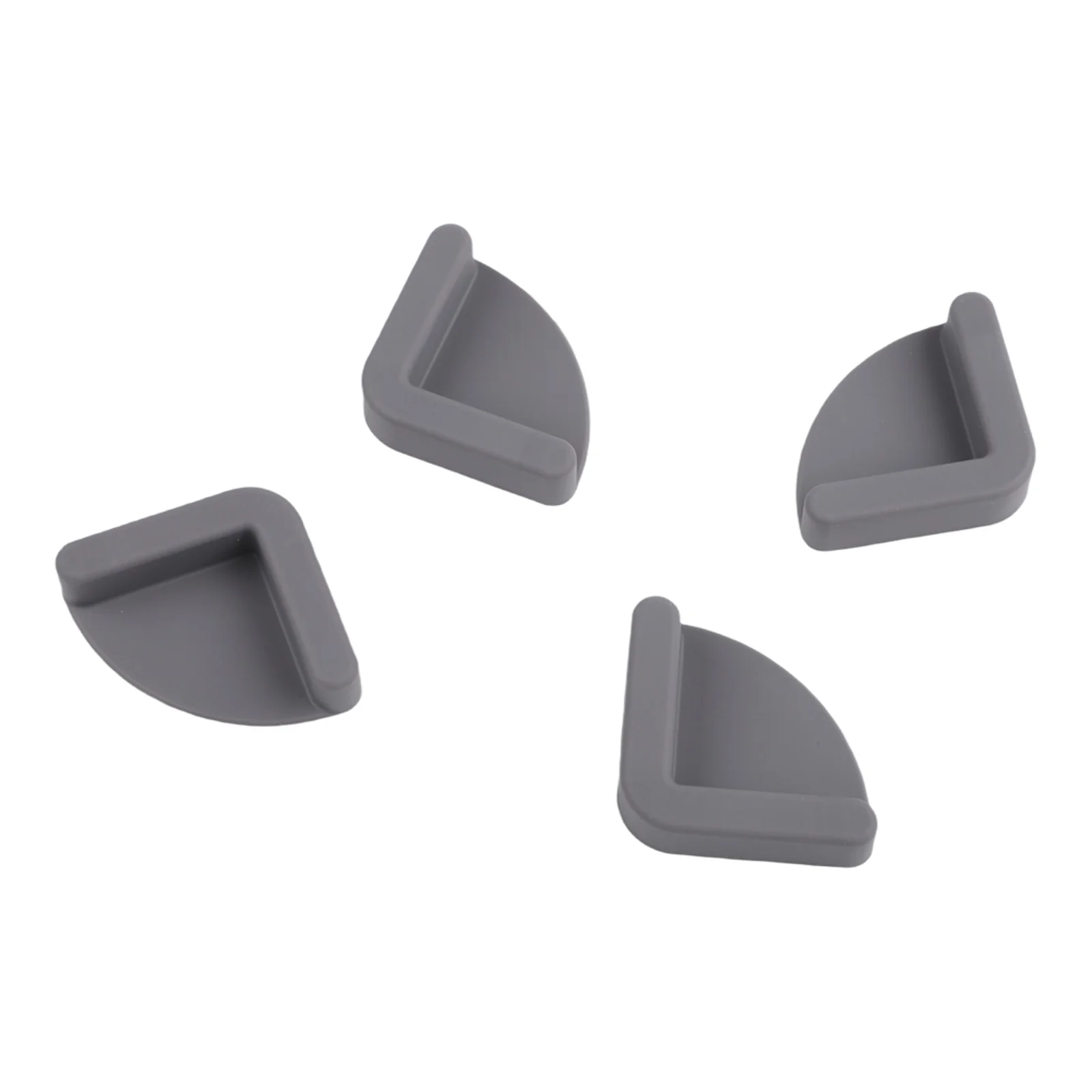 For Wooden Boards Kitchen Stabilizers Cutting Board Feet Gray Silicone Anti-slip Pads For Kitchen Easy To Clean