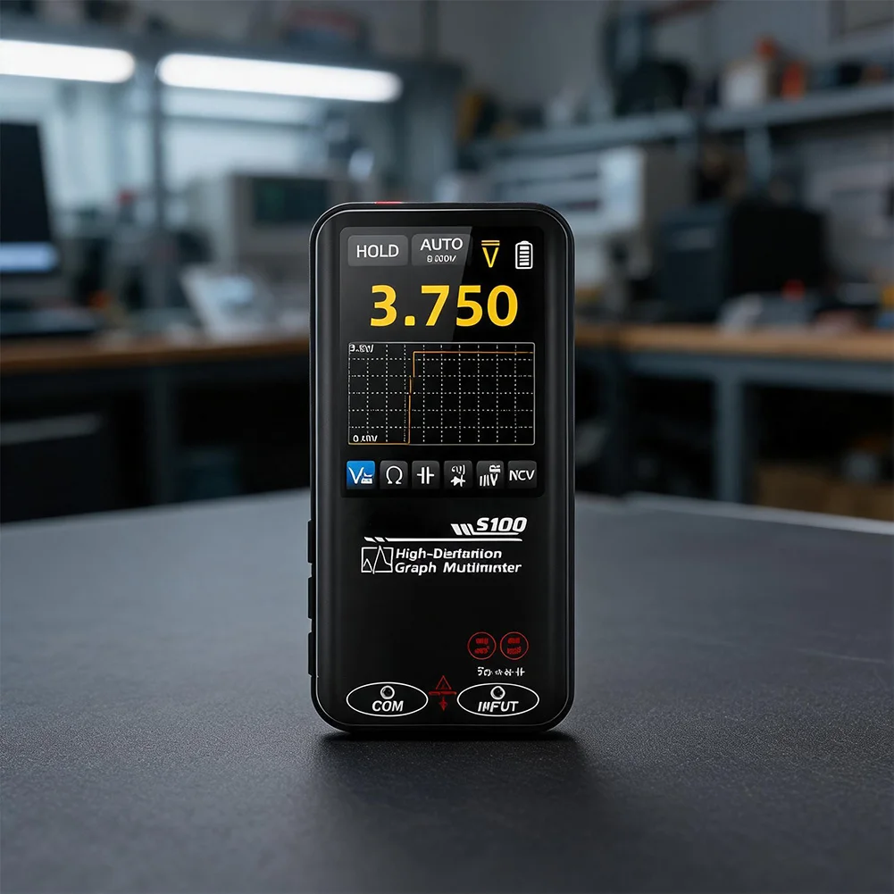 For Workshop Diagnostics Black Smart Digital Multimeter Electrical Parameter Tester Automatic Range Adjustment