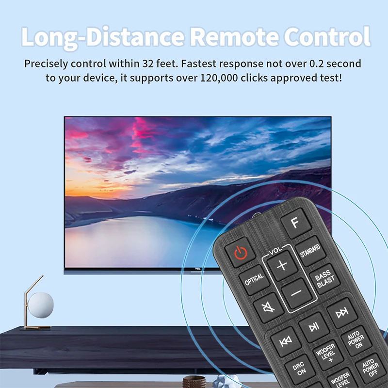 AKB74935621 COV33552424 Remote Control For Soundbar SJ2 SPJ2BW SPJ2B-W SJ2.AEUSLLK SJ2.DEUSLLK Replacement Controller