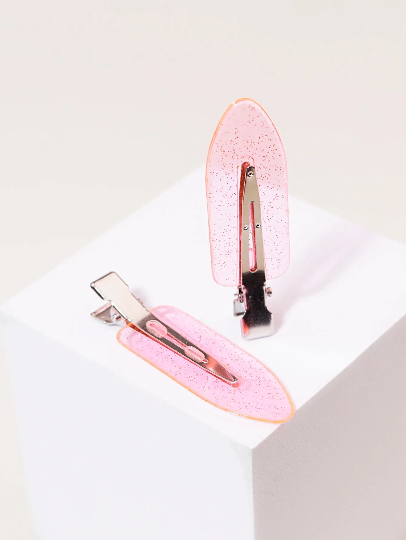 10 seamless fashion girl transparent hair clips, makeup and facial accessory clips, fashion girl styling hair clips image 3