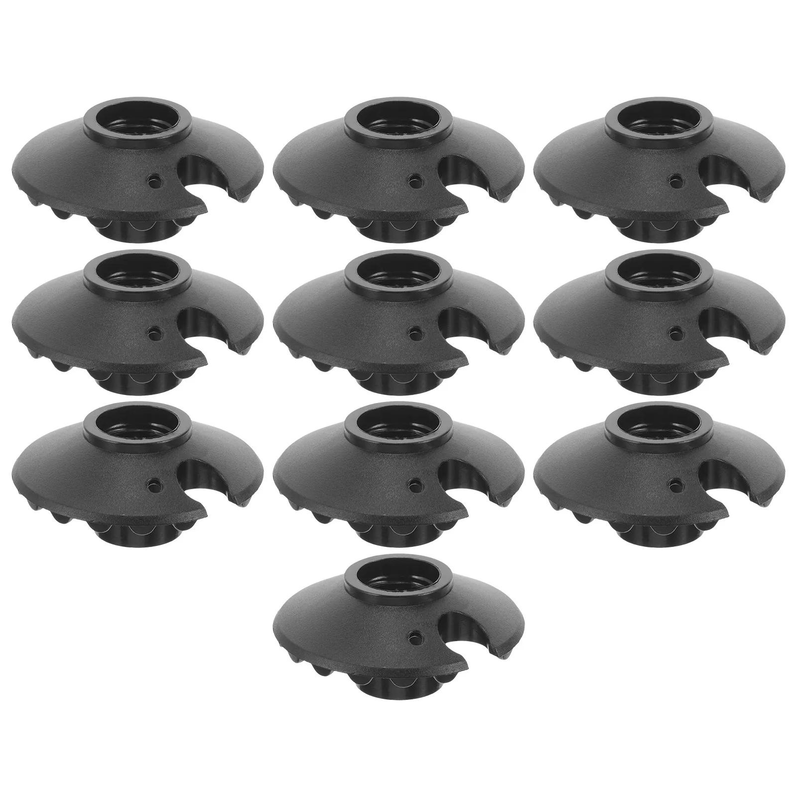 10Pcs Trekking Pole Tip Covers Plastic Walking Stick Protective Caps Climbing Pole Mud Pads Anti-Skid Wear-Resistant Replacement